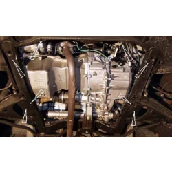 Stalowa osłona silnika Dacia Sandero I (2005-2012)